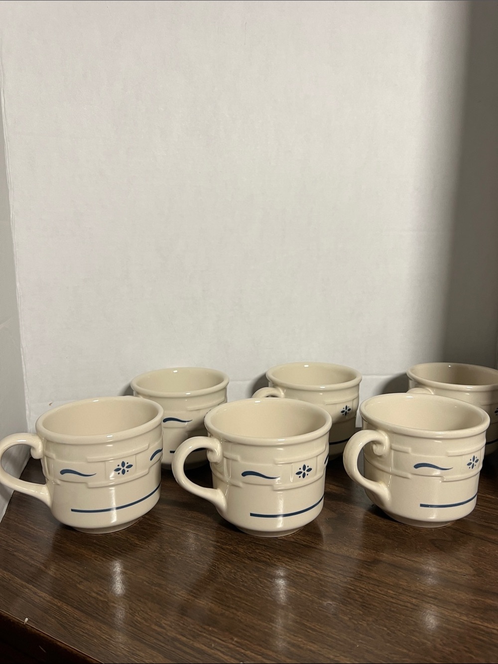 Longaberger mugs set of 6